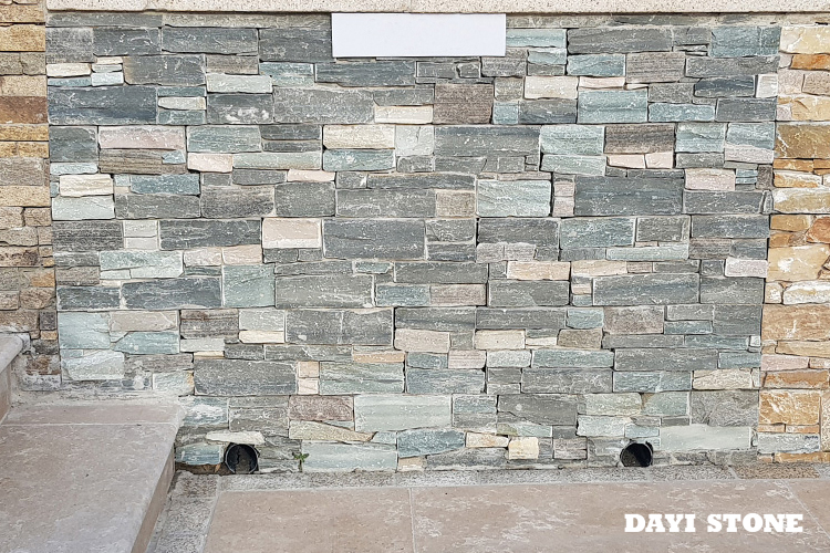 Bluestone Slate wall Panel Bluestone natural split wall cladding stone - Dayi Stone